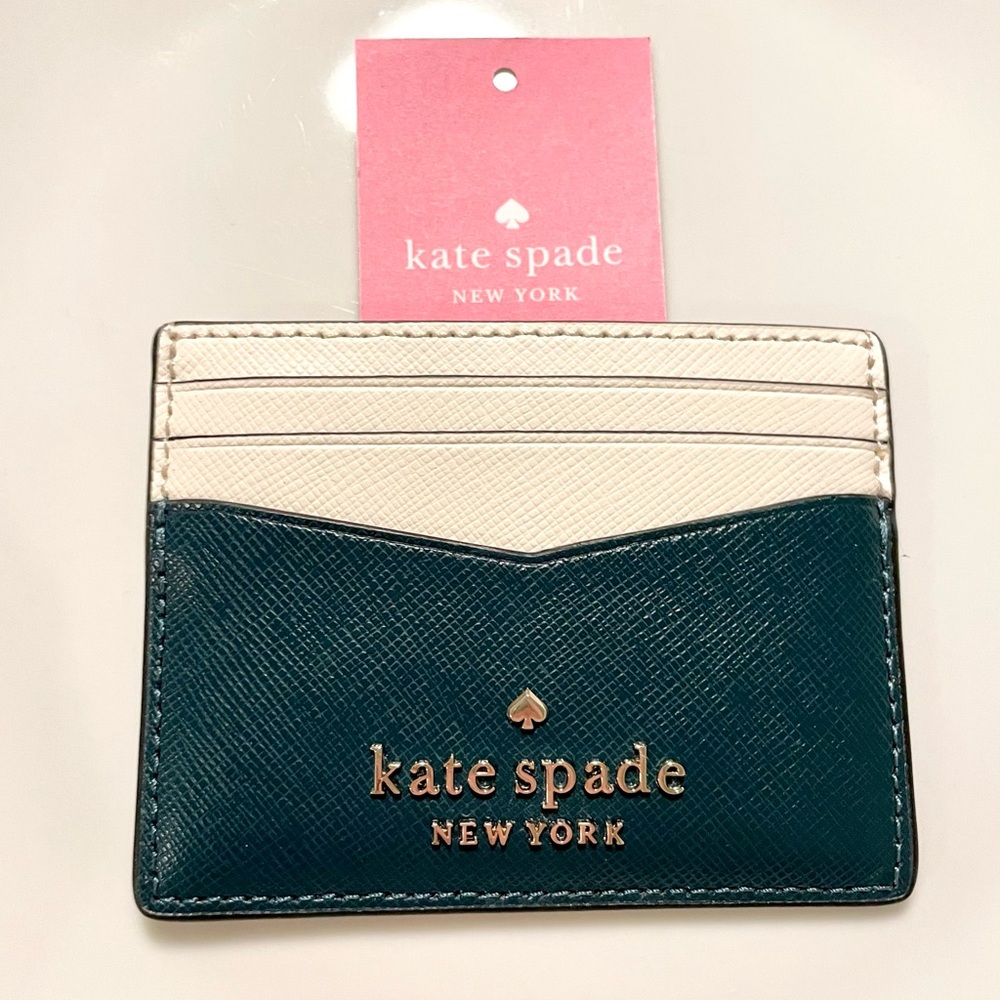 Kate Spade Staci Saffiano leather cardholder